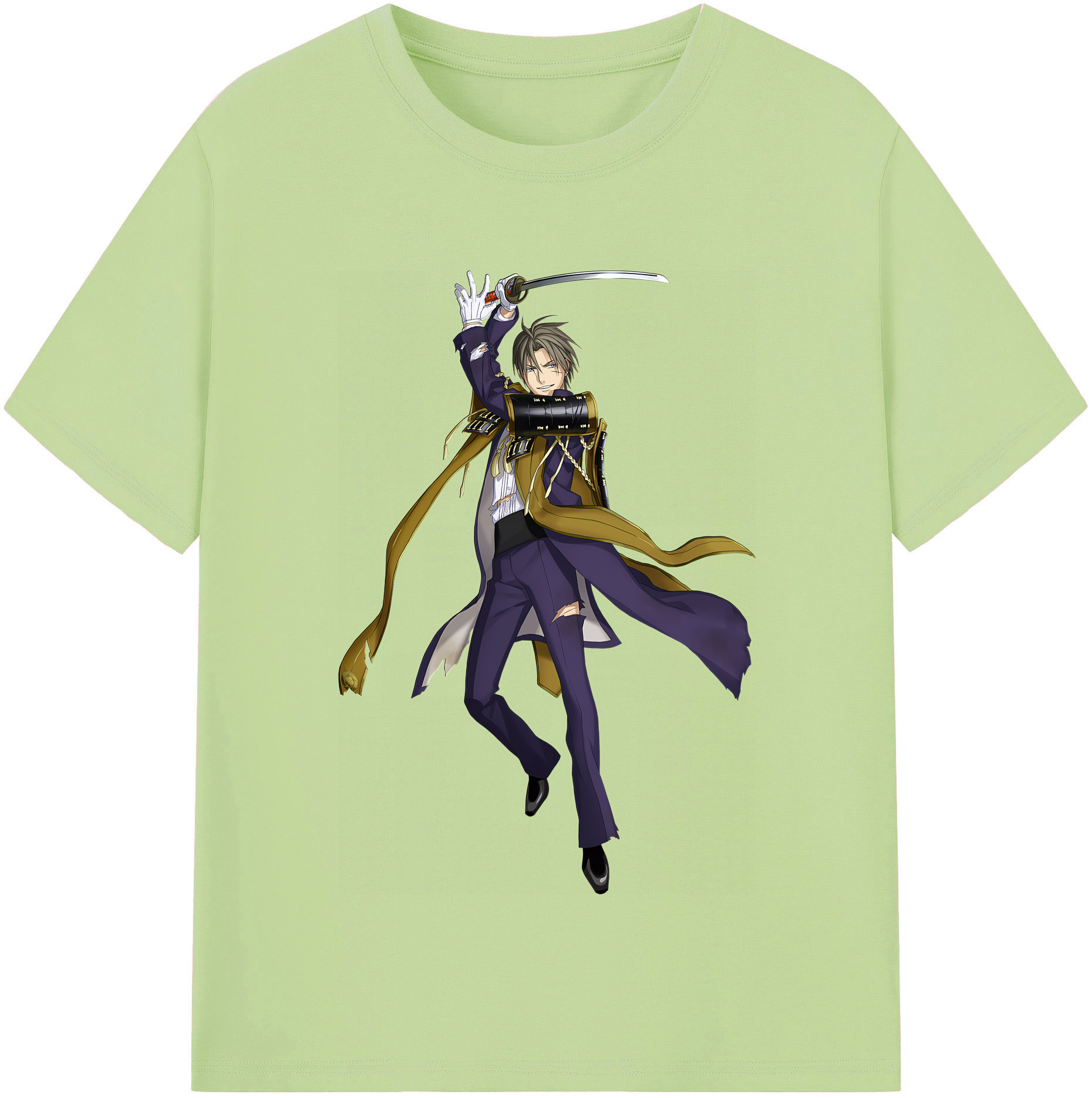 （画像用） 刀剣乱舞 Touken Ranbu 綿100％半袖Tシャツ（フロントプリント）